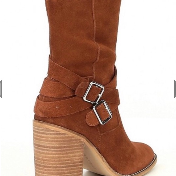 Chelsea & Violet size 8 suede and buckled boots - Picture 2 of 7